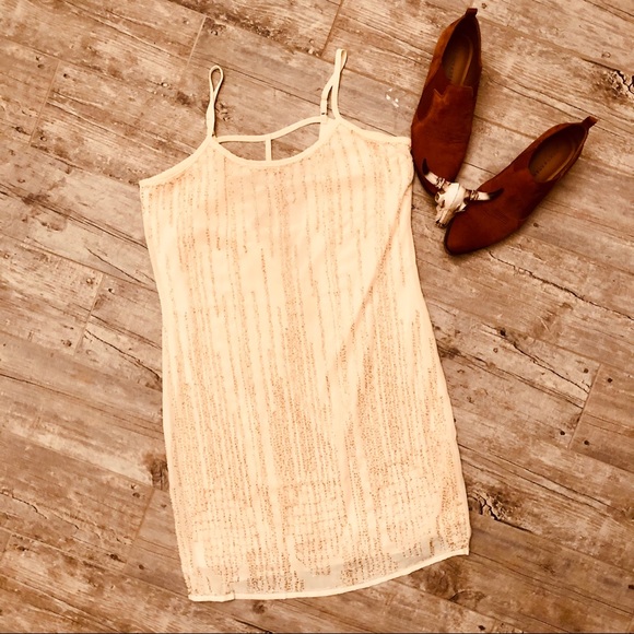 Sequined party dress with strappy detail on back - Picture 2 of 13